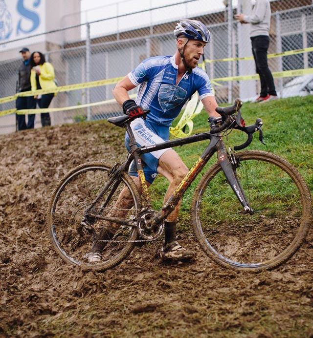 NJ cyclocross coach, Ken at whirly 2014